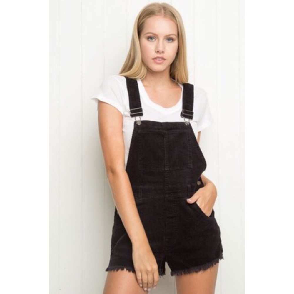 Brandy Melville RED‼️ Corduroy Overalls